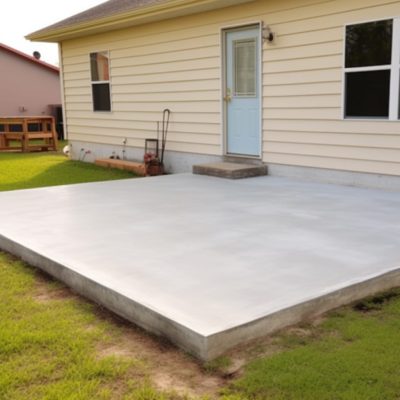 Concrete Slab Patio Service Springfield Concrete Works